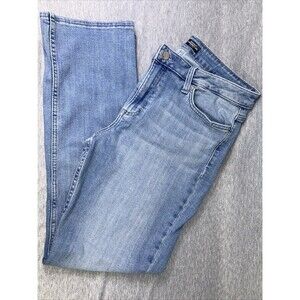 LEE MIDRISE REGULAR FIT STRAIGHT LEG JEANS SZ 14 M Stretch Blend READ